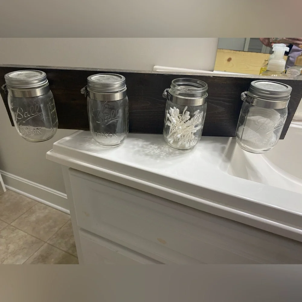 Mason Jar Bathroom Decor